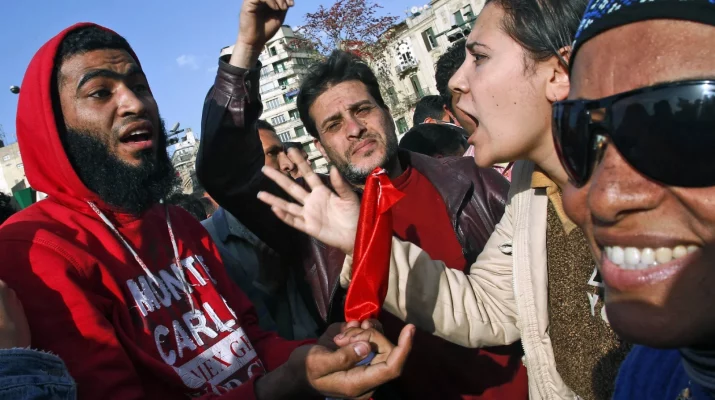 Primavera árabe. Protesta contra décadas de opresión. Foto: Foto AP, archivo